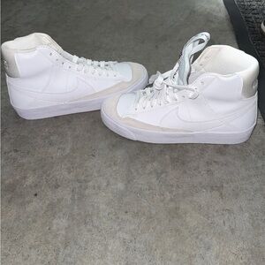 Nike Kids White High-Top Sneakers - never worn! NWOT